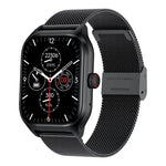 Relógio Inteligente LEMFO LT10 Ecrã TFT de 2,01 polegadas Suporta Chamadas Bluetooth / Monitorização de Saúde, Correia de Aço, Correia de Silicone