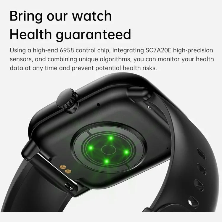 Relógio Inteligente Y80 Ecrã IPS HD de 2,01 polegadas Suporta Chamadas Bluetooth / Monitorização de Saúde
