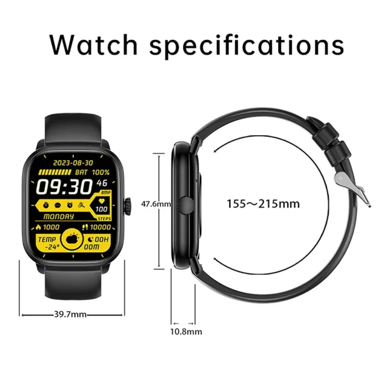 Relógio Inteligente Y80 Ecrã IPS HD de 2,01 polegadas Suporta Chamadas Bluetooth / Monitorização de Saúde