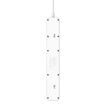 Tomada de Viagem para Casa e Escritório LDNIO SC5319 com 5 Posições e Portas USB 38W, Comprimento do Cabo: 2m, Plugue EU, Plugue UK, Plugue US