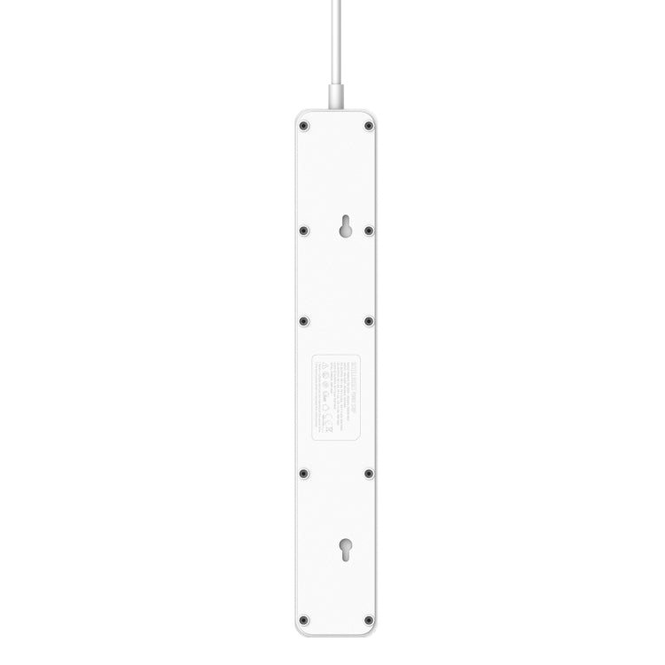 Tomada de Viagem para Casa e Escritório LDNIO SC5319 com 5 Posições e Portas USB 38W, Comprimento do Cabo: 2m, Plugue EU, Plugue UK, Plugue US