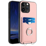 Capa para Telemóvel com Suporte de Anel Porta-Cartões R20, Para iPhone 17 Pro Max, Para iPhone 17 Pro, Para iPhone 17, Para iPhone Air, Para iPhone 15 Pro Max, Para iPhone 15 Pro, Para iPhone 15 Plus, Para iPhone 15