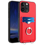 Capa para Telemóvel com Suporte de Anel Porta-Cartões R20, Para iPhone 17 Pro Max, Para iPhone 17 Pro, Para iPhone 17, Para iPhone Air, Para iPhone 15 Pro Max, Para iPhone 15 Pro, Para iPhone 15 Plus, Para iPhone 15