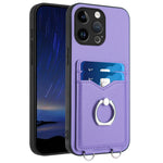Capa para Telemóvel com Suporte de Anel Porta-Cartões R20, Para iPhone 17 Pro Max, Para iPhone 17 Pro, Para iPhone 17, Para iPhone Air, Para iPhone 15 Pro Max, Para iPhone 15 Pro, Para iPhone 15 Plus, Para iPhone 15