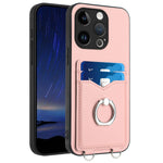 Capa para Telemóvel com Suporte de Anel Porta-Cartões R20, Para iPhone 17 Pro Max, Para iPhone 17 Pro, Para iPhone 17, Para iPhone Air, Para iPhone 15 Pro Max, Para iPhone 15 Pro, Para iPhone 15 Plus, Para iPhone 15