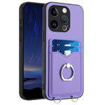 Capa para Telemóvel com Suporte de Anel Porta-Cartões R20, Para iPhone 14 Plus, Para iPhone 14, Para iPhone 14 Pro, Para iPhone 14 Pro Max, Para iPhone SE 2022 / SE 2020 / 8, Para iPhone 13 Pro Max, Para iPhone 13 Pro, Para iPhone 13