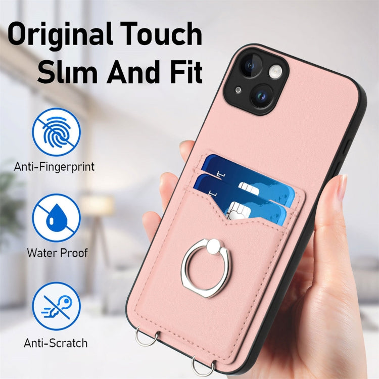 Capa para Telemóvel com Suporte de Anel Porta-Cartões R20, Para iPhone 14 Plus, Para iPhone 14, Para iPhone 14 Pro, Para iPhone 14 Pro Max, Para iPhone SE 2022 / SE 2020 / 8, Para iPhone 13 Pro Max, Para iPhone 13 Pro, Para iPhone 13