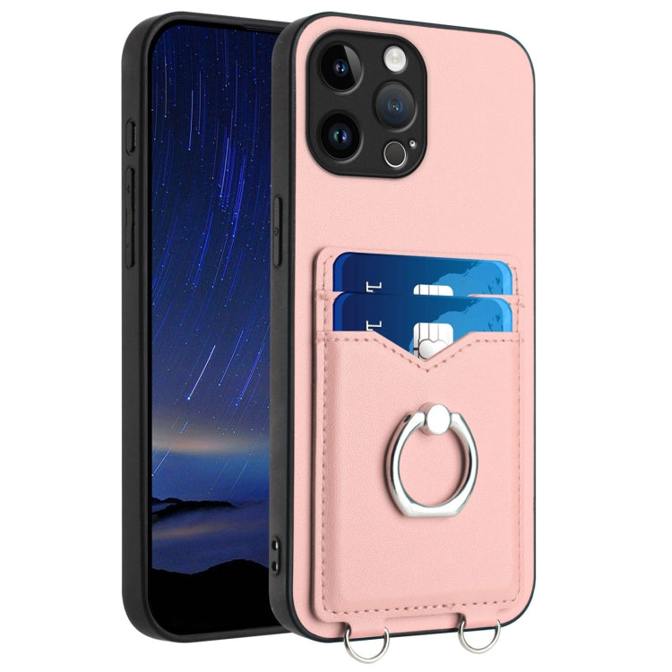 Capa para Telemóvel com Suporte de Anel Porta-Cartões R20, Para iPhone 14 Plus, Para iPhone 14, Para iPhone 14 Pro, Para iPhone 14 Pro Max, Para iPhone SE 2022 / SE 2020 / 8, Para iPhone 13 Pro Max, Para iPhone 13 Pro, Para iPhone 13