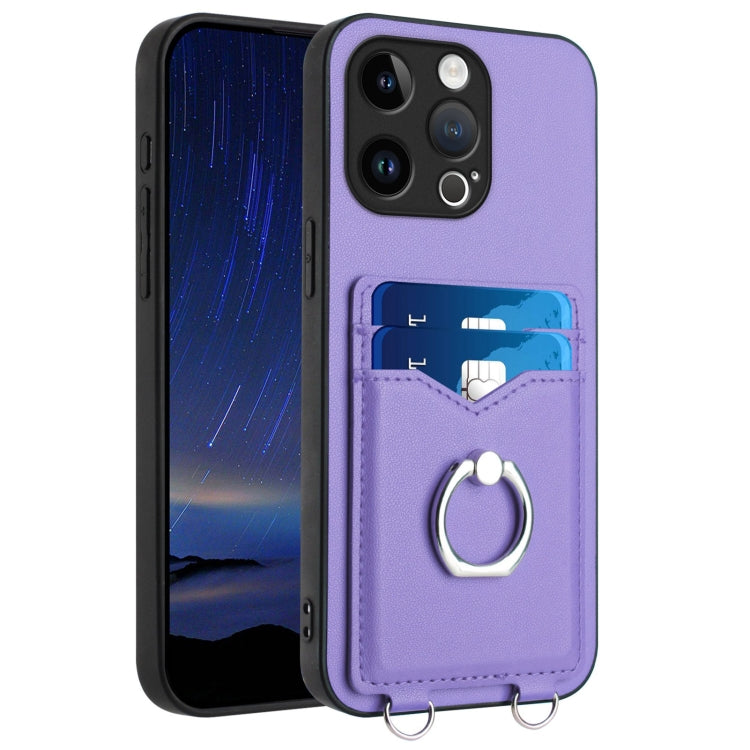 Capa para Telemóvel com Suporte de Anel Porta-Cartões R20, Para iPhone 14 Plus, Para iPhone 14, Para iPhone 14 Pro, Para iPhone 14 Pro Max, Para iPhone SE 2022 / SE 2020 / 8, Para iPhone 13 Pro Max, Para iPhone 13 Pro, Para iPhone 13