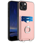 Capa para Telemóvel com Suporte de Anel Porta-Cartões R20, Para iPhone 14 Plus, Para iPhone 14, Para iPhone 14 Pro, Para iPhone 14 Pro Max, Para iPhone SE 2022 / SE 2020 / 8, Para iPhone 13 Pro Max, Para iPhone 13 Pro, Para iPhone 13