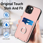 R20 Ring Card Holder Phone Case, For iPhone 13 mini, For iPhone 12, For iPhone 12 Pro Max, For iPhone 12 Pro, For iPhone 12 mini, For iPhone 11 Pro Max, For iPhone 11, For iPhone 11 Pro