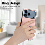 Capa para Telemóvel com Suporte de Anel Porta-Cartões R20, Para iPhone 17 Pro Max, Para iPhone 17 Pro, Para iPhone 17, Para iPhone Air, Para iPhone 15 Pro Max, Para iPhone 15 Pro, Para iPhone 15 Plus, Para iPhone 15