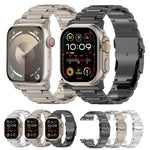 26mm Safety Buckle Titanium Alloy Watch Band, For Apple Watch SE 2023 44mm, For Apple Watch Ultra 2 49mm, For Apple Watch Series 9 45mm, For Apple Watch Ultra 49mm, For Apple Watch Series 8 45mm, For Apple Watch SE 2022 44mm, For Apple Watch Series 7 4...