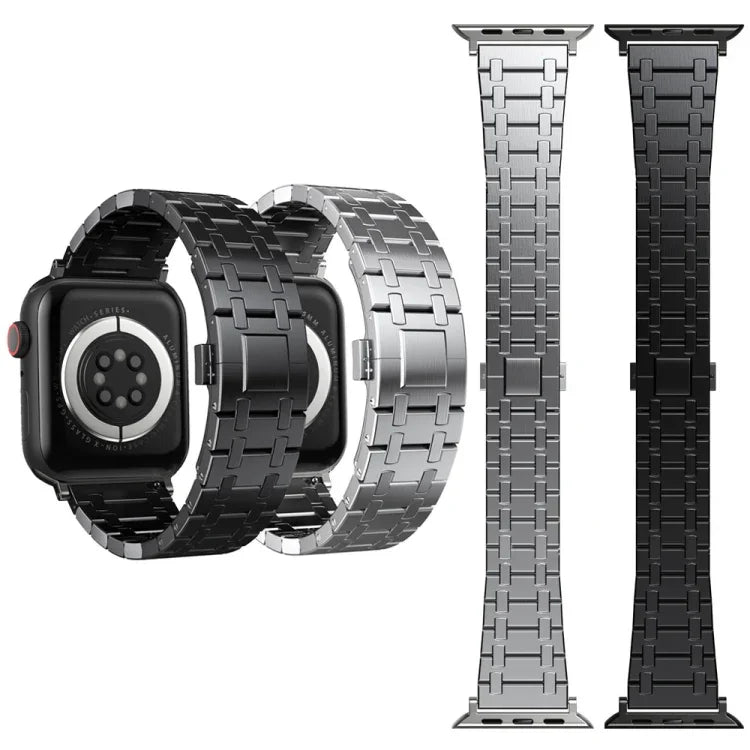 Modified Oak AP Titanium Alloy Watch Band, For Apple Watch SE 2023 44mm, For Apple Watch Ultra 2 49mm, For Apple Watch Series 9 45mm, For Apple Watch Ultra 49mm, For Apple Watch Series 8 45mm, For Apple Watch SE 2022 44mm, For Apple Watch Series 7 45mm...