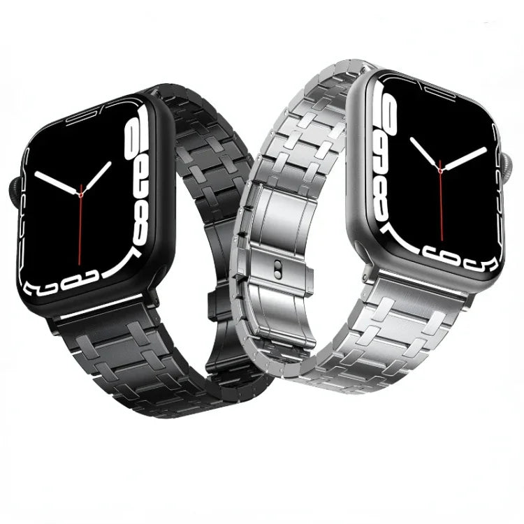 Modified Oak AP Titanium Alloy Watch Band, For Apple Watch SE 2023 44mm, For Apple Watch Ultra 2 49mm, For Apple Watch Series 9 45mm, For Apple Watch Ultra 49mm, For Apple Watch Series 8 45mm, For Apple Watch SE 2022 44mm, For Apple Watch Series 7 45mm...