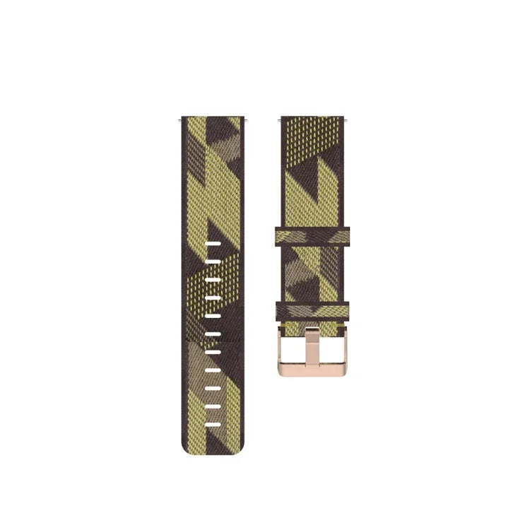 Pulseira Texturizada em Nylon Tecido, Tamanho: Tamanho Único 20mm, Para Galaxy Watch 3 41mm