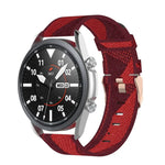 Pulseira Texturizada em Nylon Tecido, Tamanho: Tamanho Único 20mm, Para Galaxy Watch 3 41mm