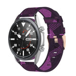 Pulseira Texturizada em Nylon Tecido, Tamanho: Tamanho Único 20mm, Para Galaxy Watch 3 41mm