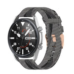 Pulseira Texturizada em Nylon Tecido, Tamanho: Tamanho Único 20mm, Para Galaxy Watch 3 41mm