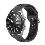 Pulseira Desportiva Bicolor em Silicone, Tamanho: Tamanho Único 20mm, Para Galaxy Watch 3 41mm