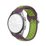 Pulseira Desportiva Bicolor em Silicone, Tamanho: Tamanho Único 20mm, Para Galaxy Watch 3 41mm
