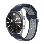 Pulseira Desportiva Bicolor em Silicone, Tamanho: Tamanho Único 20mm, Para Galaxy Watch 3 41mm