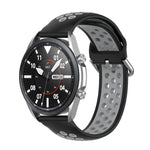 Pulseira Desportiva Bicolor em Silicone, Tamanho: Tamanho Único 20mm, Para Galaxy Watch 3 41mm