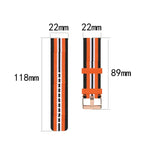 Correia Texturizada de Nylon Trançado, Tamanho: Tamanho Único 22mm, Para Galaxy Watch 3 45mm