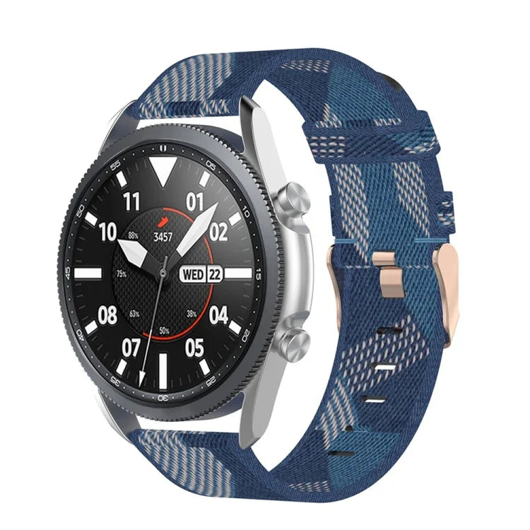 Correia Texturizada de Nylon Trançado, Tamanho: Tamanho Único 22mm, Para Galaxy Watch 3 45mm