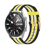Correia Texturizada de Nylon Trançado, Tamanho: Tamanho Único 22mm, Para Galaxy Watch 3 45mm