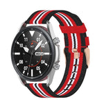 Correia Texturizada de Nylon Trançado, Tamanho: Tamanho Único 22mm, Para Galaxy Watch 3 45mm