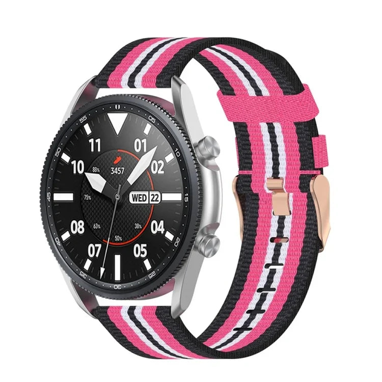 Correia Texturizada de Nylon Trançado, Tamanho: Tamanho Único 22mm, Para Galaxy Watch 3 45mm