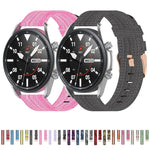 Correia Texturizada de Nylon Trançado, Tamanho: Tamanho Único 22mm, Para Galaxy Watch 3 45mm