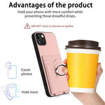 Capa para telemóvel com porta-cartões e anel de corda R20 Crossbody, Para iPhone 14 Plus, Para iPhone 14, Para iPhone 14 Pro, Para iPhone 14 Pro Max, Para iPhone SE 2022 / SE 2020 / 8, Para iPhone 13 Pro Max, Para iPhone 13 Pro, Para iPhone 13