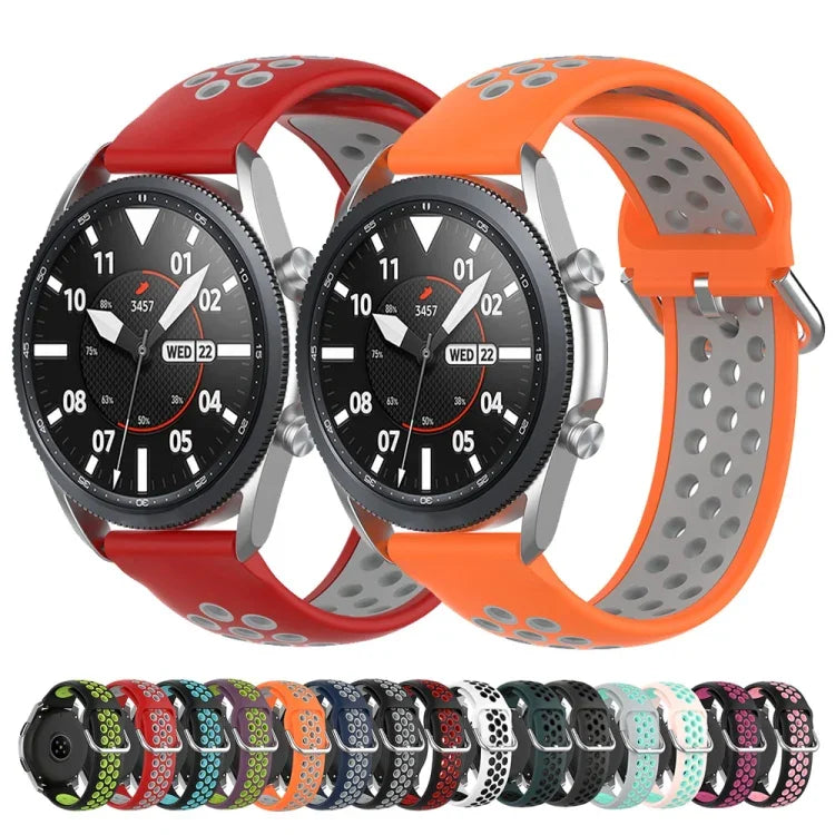 Correia Desportiva de Silicone de Cor Sólida, Tamanho: Tamanho Único 22mm, Para Galaxy Watch 3 45mm