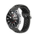 Correia Desportiva de Silicone Bicolor, Tamanho: 22mm, Para Galaxy Watch 3 45mm