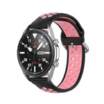 Correia Desportiva de Silicone Bicolor, Tamanho: 22mm, Para Galaxy Watch 3 45mm