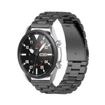 Três Correias em Aço Inoxidável para Desmontar o Medidor e as Orelhas, Tamanho: 22mm, Para Galaxy Watch 3 45mm