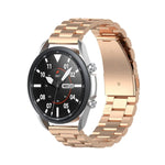 Três Correias em Aço Inoxidável para Desmontar o Medidor e as Orelhas, Tamanho: 22mm, Para Galaxy Watch 3 45mm