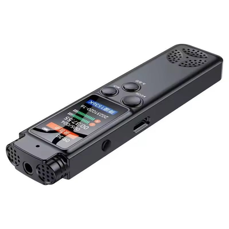 Gravador de voz inteligente H22 com ecrã colorido e redução de ruído, 8GB, 64GB