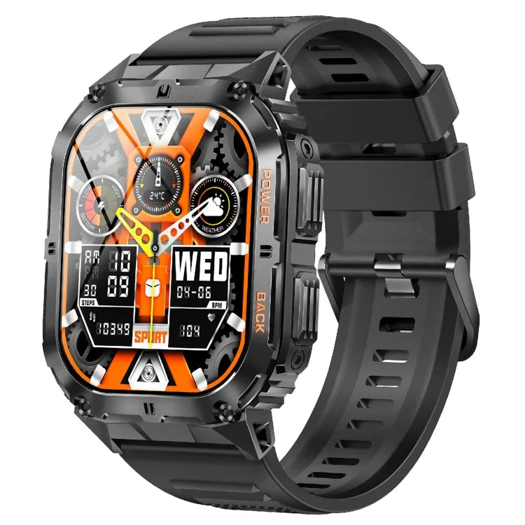 LEMFO K61 Pro Smartwatch Desportivo 1,96 polegadas BT5.0, Suporta Chamadas Bluetooth / Sono / Oxigénio no Sangue / Frequência Cardíaca / Pressão Arterial