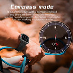 KR80 Smartwatch Desportivo 2,0 polegadas BT5.1 IP67, Suporta Chamadas Bluetooth / Sono / Oxigénio no Sangue / Frequência Cardíaca / Pressão Arterial