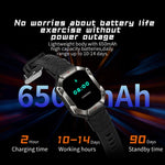 KR80 Smartwatch Desportivo 2,0 polegadas BT5.1 IP67, Suporta Chamadas Bluetooth / Sono / Oxigénio no Sangue / Frequência Cardíaca / Pressão Arterial