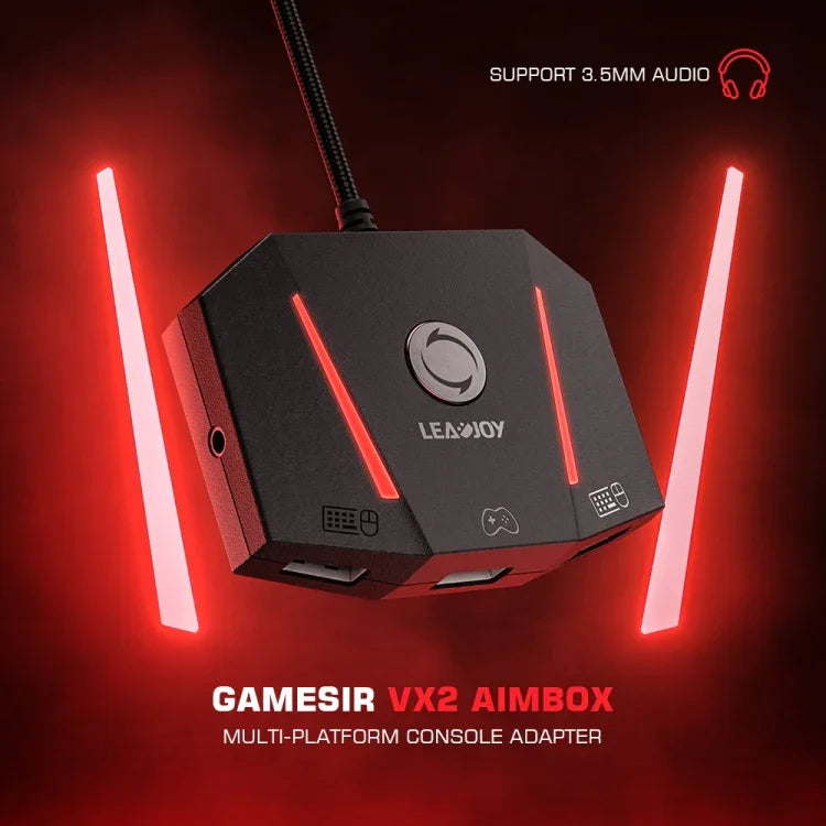 Conversor de teclado e rato GameSir LeadJoy VX2 AimBox para consola de jogos Xbox / PS4