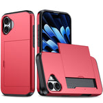 Capa de telemóvel armadura anti-choque com slot para cartão, para iPhone Air, para iPhone 16 Pro Max, para iPhone 16 Pro, para iPhone 16 Plus