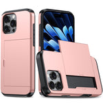 Capa de telemóvel armadura anti-choque com slot para cartão, para iPhone Air, para iPhone 16 Pro Max, para iPhone 16 Pro, para iPhone 16 Plus