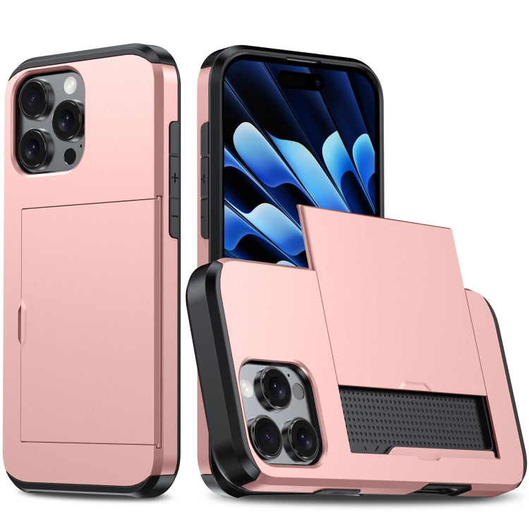 Capa de telemóvel armadura anti-choque com slot para cartão, para iPhone Air, para iPhone 16 Pro Max, para iPhone 16 Pro, para iPhone 16 Plus