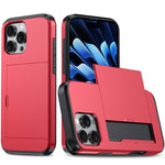 Capa de telemóvel armadura anti-choque com slot para cartão, para iPhone Air, para iPhone 16 Pro Max, para iPhone 16 Pro, para iPhone 16 Plus