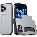 Capa de telemóvel armadura anti-choque com slot para cartão, para iPhone Air, para iPhone 16 Pro Max, para iPhone 16 Pro, para iPhone 16 Plus
