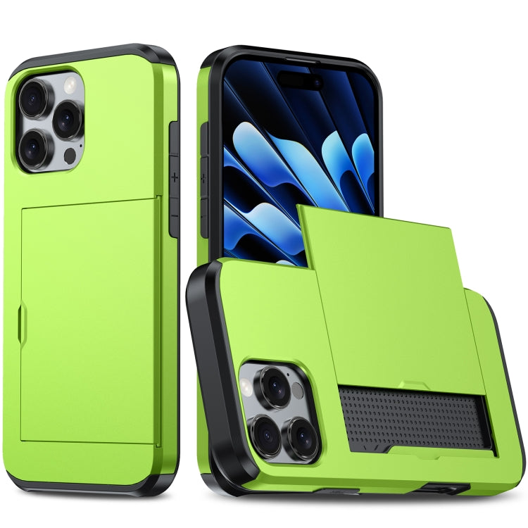 Capa de telemóvel armadura anti-choque com slot para cartão, para iPhone Air, para iPhone 16 Pro Max, para iPhone 16 Pro, para iPhone 16 Plus